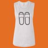 Ladies' Bella Flowy Scoop Muscle Tank Thumbnail