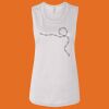 Ladies' Bella Flowy Scoop Muscle Tank Thumbnail